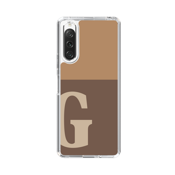 Slim Protection Case［ Original - initial two tone - G brown ］