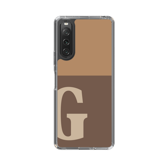 Slim Protection Case［ Original - initial two tone - G brown ］