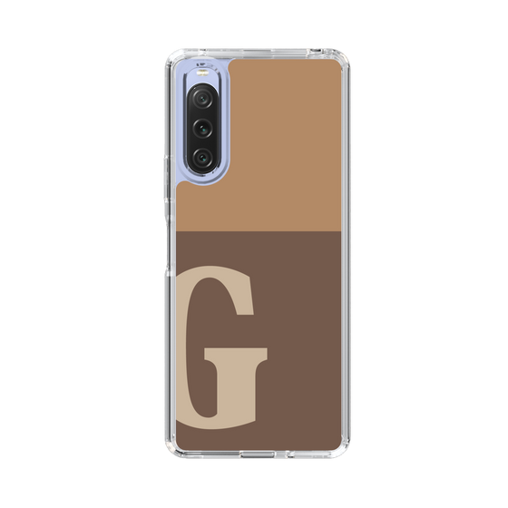 Slim Protection Case［ Original - initial two tone - G brown ］