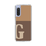 Slim Protection Case［ Original - initial two tone - G brown ］