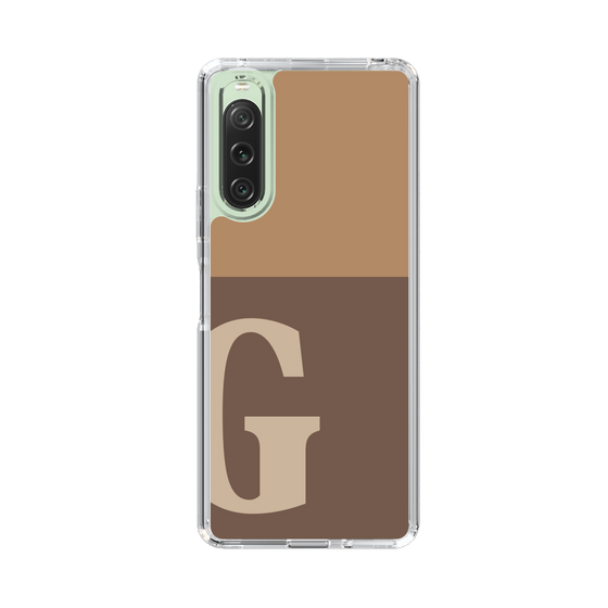 Slim Protection Case［ Original - initial two tone - G brown ］
