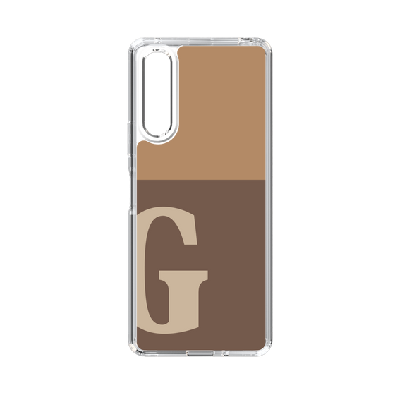 Slim Protection Case［ Original - initial two tone - G brown ］