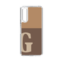 Slim Protection Case［ Original - initial two tone - G brown ］