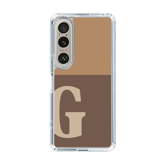 Slim Protection Case［ Original - initial two tone - G brown ］