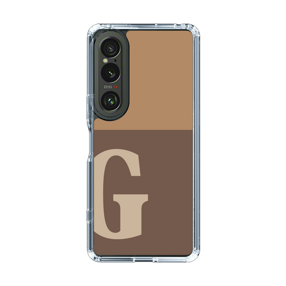 Slim Protection Case［ Original - initial two tone - G brown ］