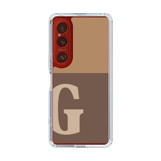 Slim Protection Case［ Original - initial two tone - G brown ］