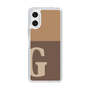 Slim Protection Case［ Original - initial two tone - G brown ］