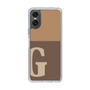 Slim Protection Case［ Original - initial two tone - G brown ］