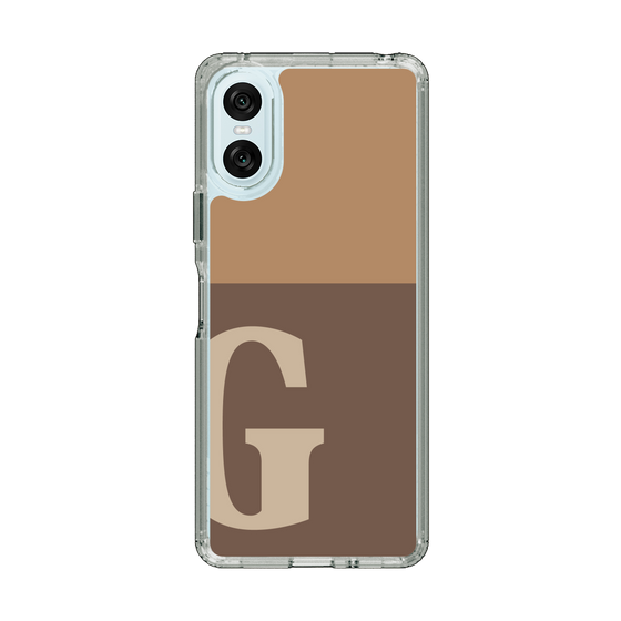 Slim Protection Case［ Original - initial two tone - G brown ］