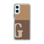 Slim Protection Case［ Original - initial two tone - G brown ］