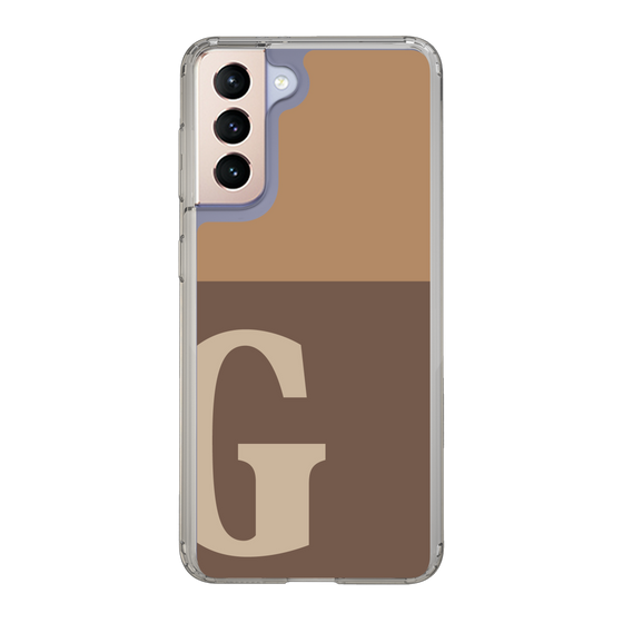 Slim Protection Case［ Original - initial two tone - G brown ］