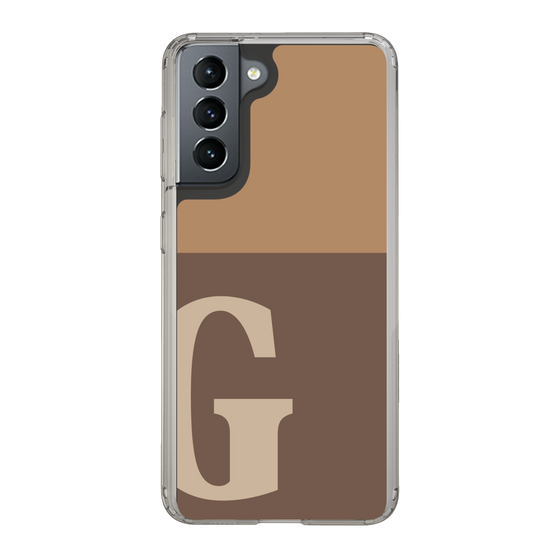 Slim Protection Case［ Original - initial two tone - G brown ］