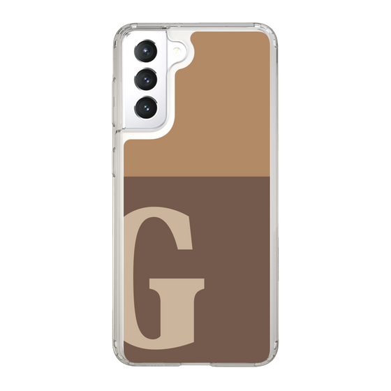 Slim Protection Case［ Original - initial two tone - G brown ］