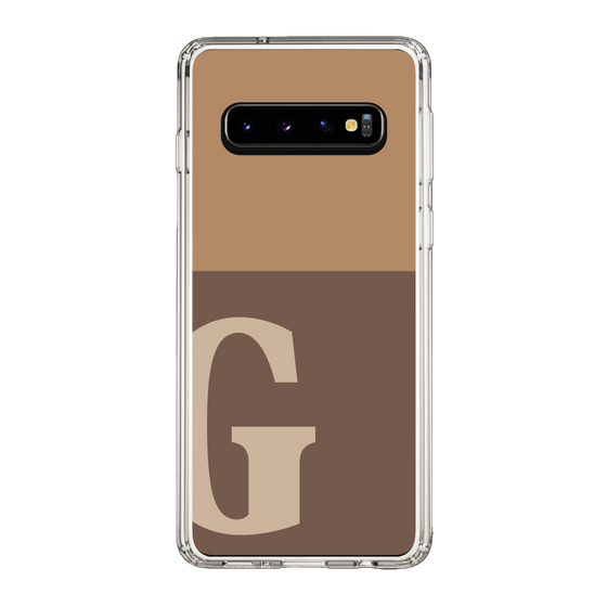 Slim Protection Case［ Original - initial two tone - G brown ］