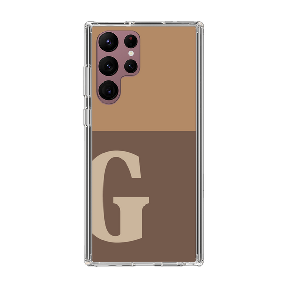 Slim Protection Case［ Original - initial two tone - G brown ］