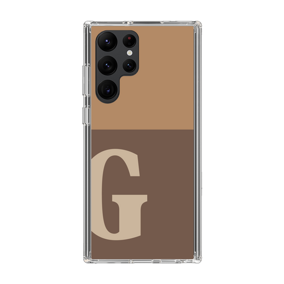 Slim Protection Case［ Original - initial two tone - G brown ］