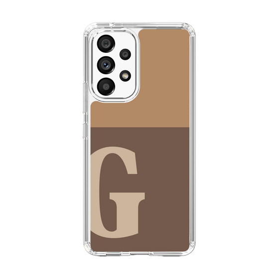 Slim Protection Case［ Original - initial two tone - G brown ］