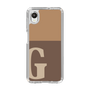 Slim Protection Case［ Original - initial two tone - G brown ］