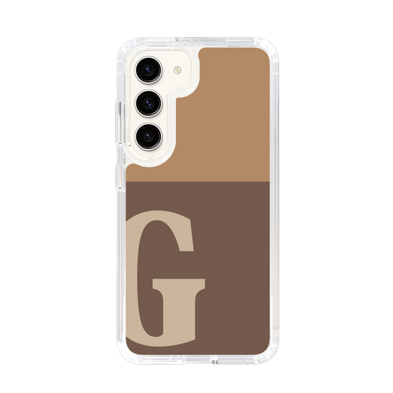 Slim Protection Case［ Original - initial two tone - G brown ］