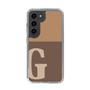 Slim Protection Case［ Original - initial two tone - G brown ］
