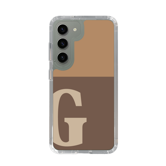 Slim Protection Case［ Original - initial two tone - G brown ］