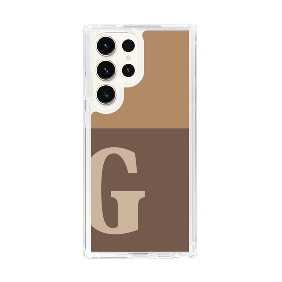Slim Protection Case［ Original - initial two tone - G brown ］
