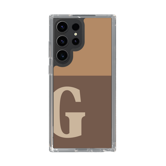 Slim Protection Case［ Original - initial two tone - G brown ］