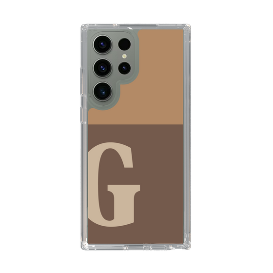 Slim Protection Case［ Original - initial two tone - G brown ］