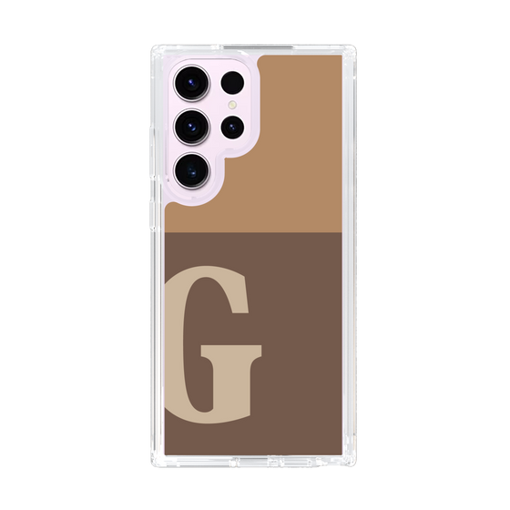 Slim Protection Case［ Original - initial two tone - G brown ］