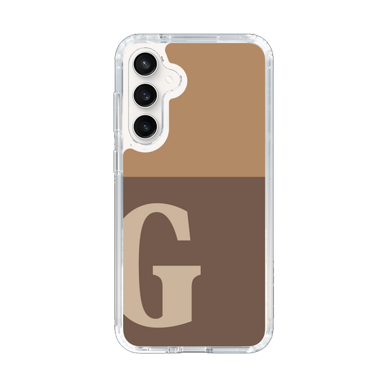 Slim Protection Case［ Original - initial two tone - G brown ］