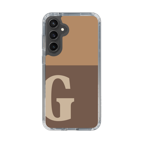 Slim Protection Case［ Original - initial two tone - G brown ］