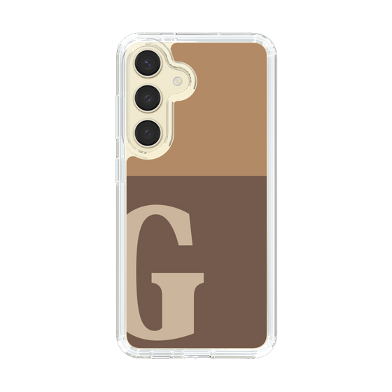 Slim Protection Case［ Original - initial two tone - G brown ］