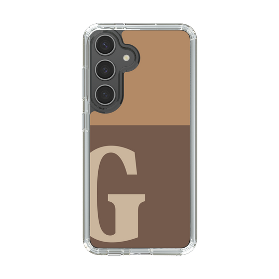 Slim Protection Case［ Original - initial two tone - G brown ］