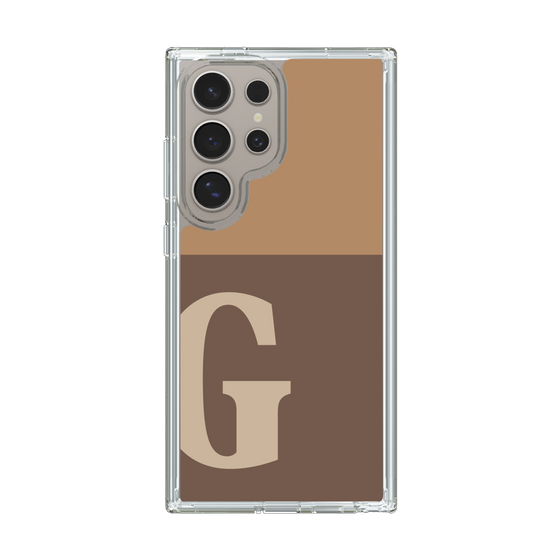Slim Protection Case［ Original - initial two tone - G brown ］