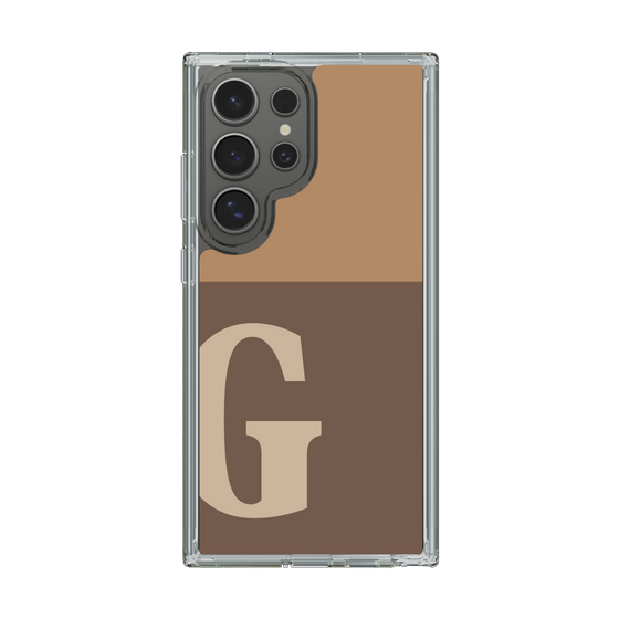 Slim Protection Case［ Original - initial two tone - G brown ］