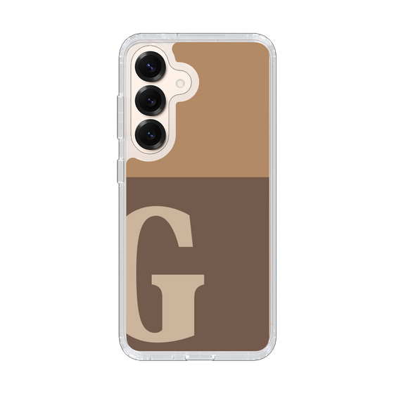 Slim Protection Case［ Original - initial two tone - G brown ］