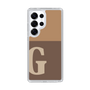 Slim Protection Case［ Original - initial two tone - G brown ］