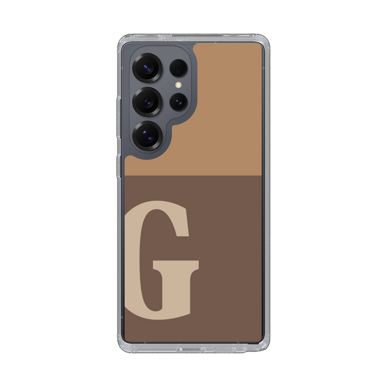 Slim Protection Case［ Original - initial two tone - G brown ］