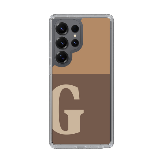 Slim Protection Case［ Original - initial two tone - G brown ］