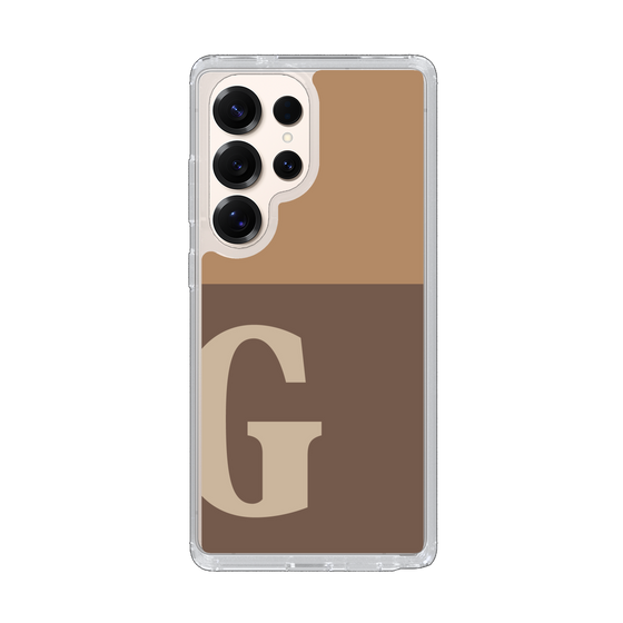 Slim Protection Case［ Original - initial two tone - G brown ］