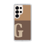 Slim Protection Case［ Original - initial two tone - G brown ］