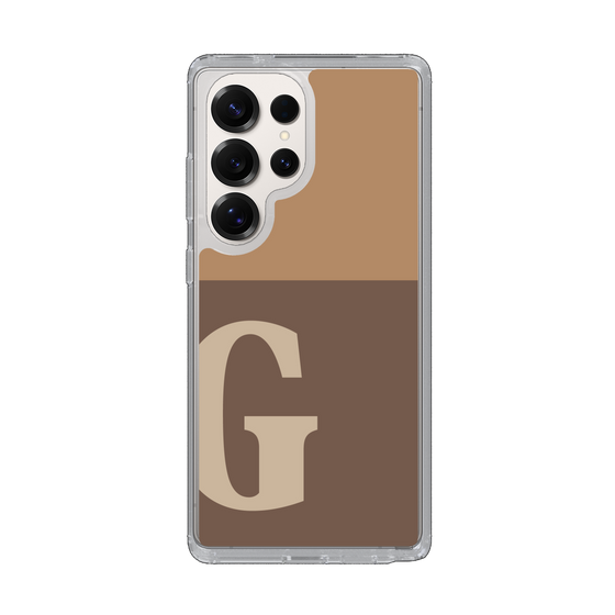 Slim Protection Case［ Original - initial two tone - G brown ］