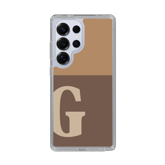 Slim Protection Case［ Original - initial two tone - G brown ］