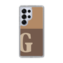 Slim Protection Case［ Original - initial two tone - G brown ］
