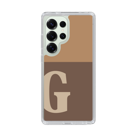Slim Protection Case［ Original - initial two tone - G brown ］