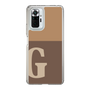 Slim Protection Case［ Original - initial two tone - G brown ］