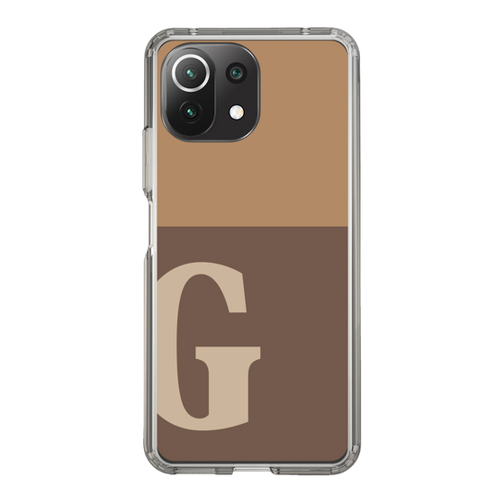 Slim Protection Case［ Original - initial two tone - G brown ］