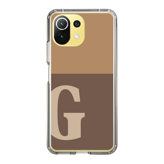 Slim Protection Case［ Original - initial two tone - G brown ］