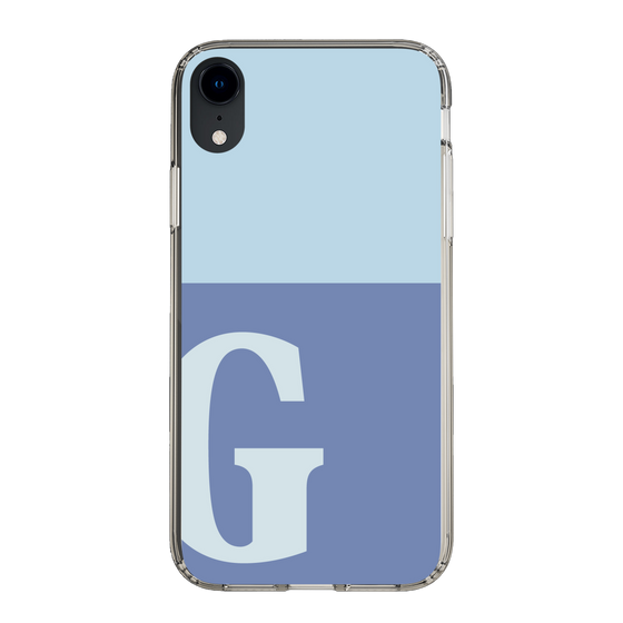 Slim Protection Case［ Original - initial two tone - G blue ］