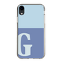 Slim Protection Case［ Original - initial two tone - G blue ］